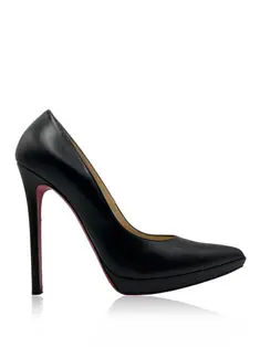 Scarpin Christian Louboutin Pigalle Plato Preto - CPWN7