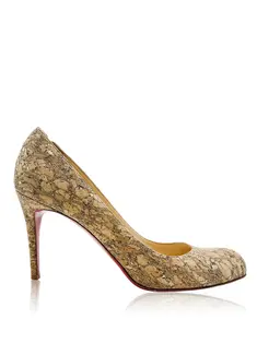 Sapato Christian Louboutin Very Prive Camelo - AZU11 Original