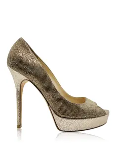 靴 JIMMY CHOO Sapato Jimmy Choo Romy 85 Glitter - IP261 Original | Etiqueta Única