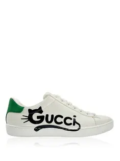 ◆ぐりたん◆ Tênis Gucci Ace Stripe Branco - CKUP2 Original | Etiqueta Única