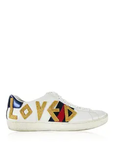 Tênis Gucci Ace Stripe Branco - CKUP2 Original | Etiqueta Única