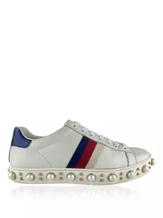 Tenis best sale branco gucci