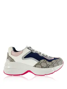 Tênis Gucci Ace Interlocking G Metalizado Rosa - ZSA190 Original