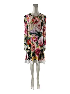vestido floral vestidos dolce gabbana para niÃ±as