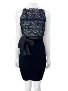 Vestido Red Valentino Bordado Preto Original - NDM600