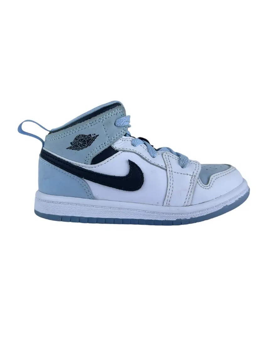 Sneaker Nike Air Jordan 1 Mid SE TD 'White Ice Blue Sneaker Nike Air Jordan 1 Mid SE TD 'White Ice Blue