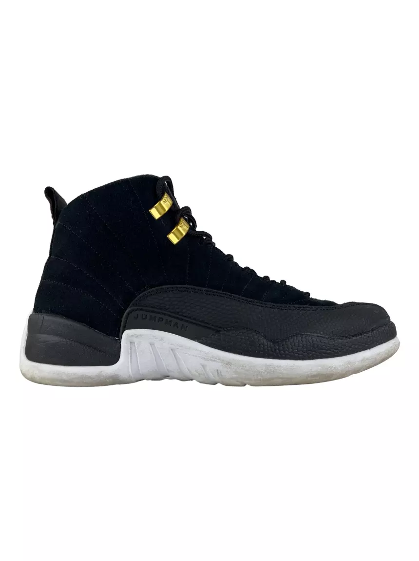 Nike air jordan hot sale 12 black white