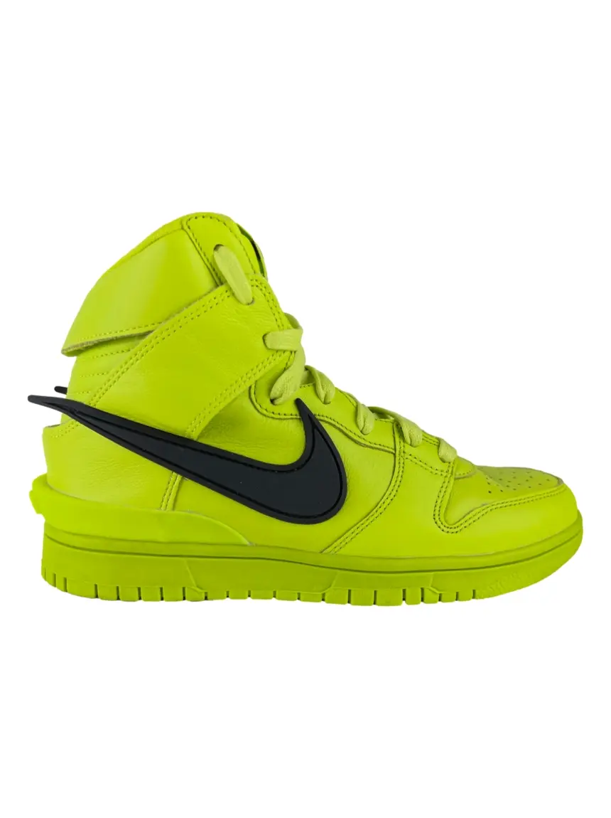 Sneaker Nike Dunk High x AMBUSH 'Flash Lime' Verde - KKQ187
