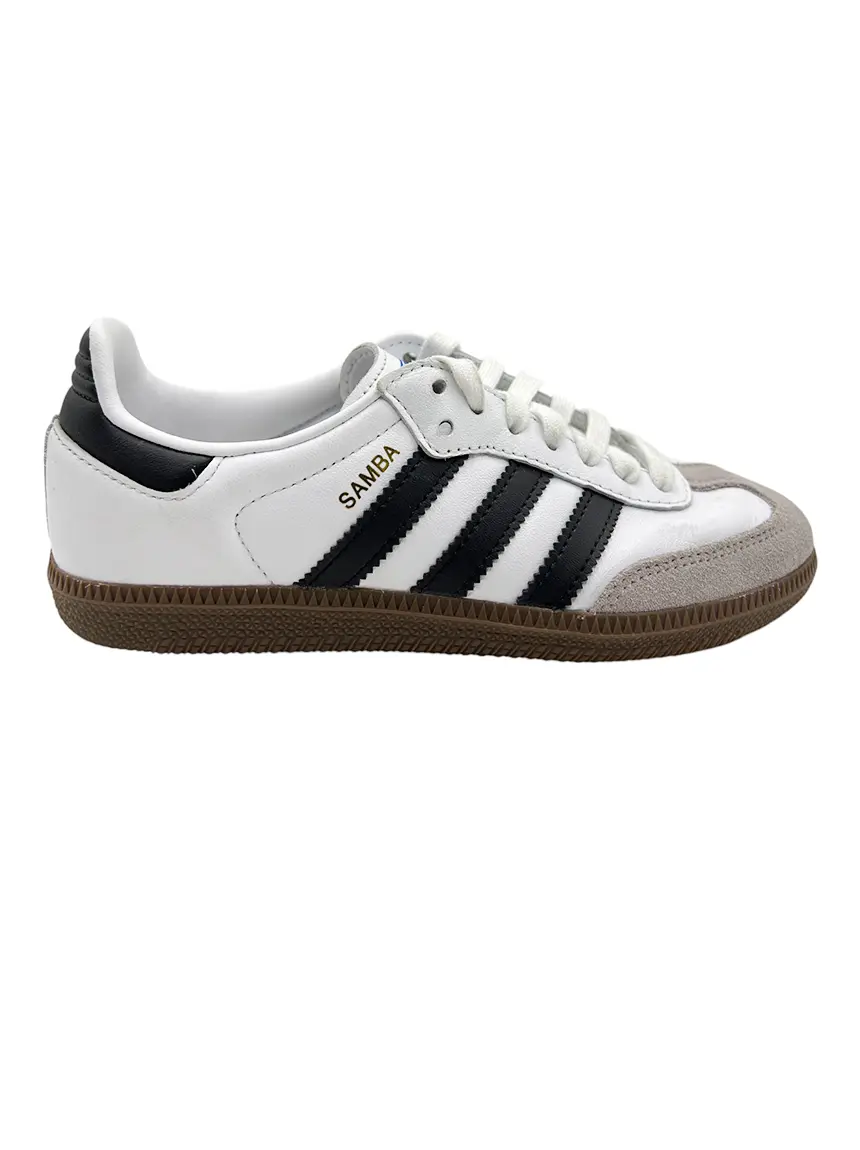 新品23.5cm  Samba OG Black White Gum Tênis Adidas Samba OG 'White Black Gum' - LCO113 Original