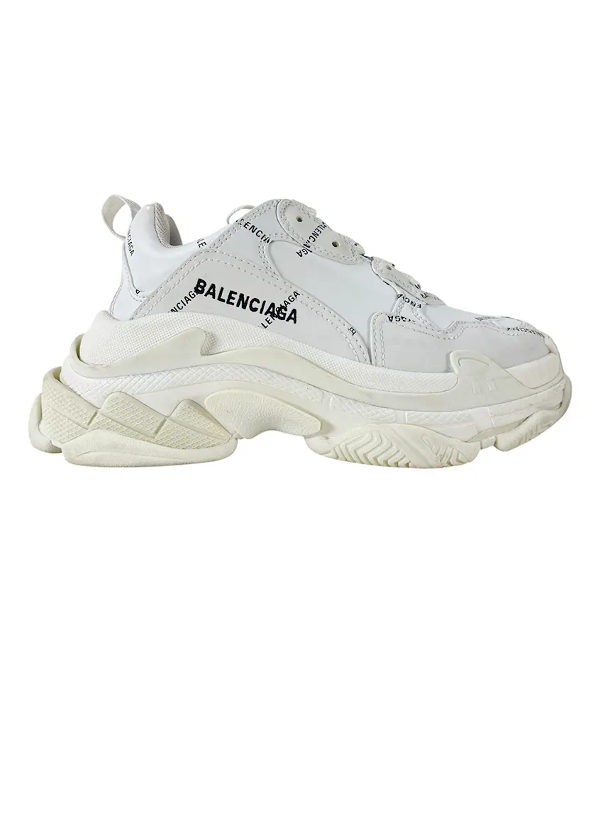 Tênis Balenciaga Triple S Branco - CXQR1 Original | Etiqueta Única
