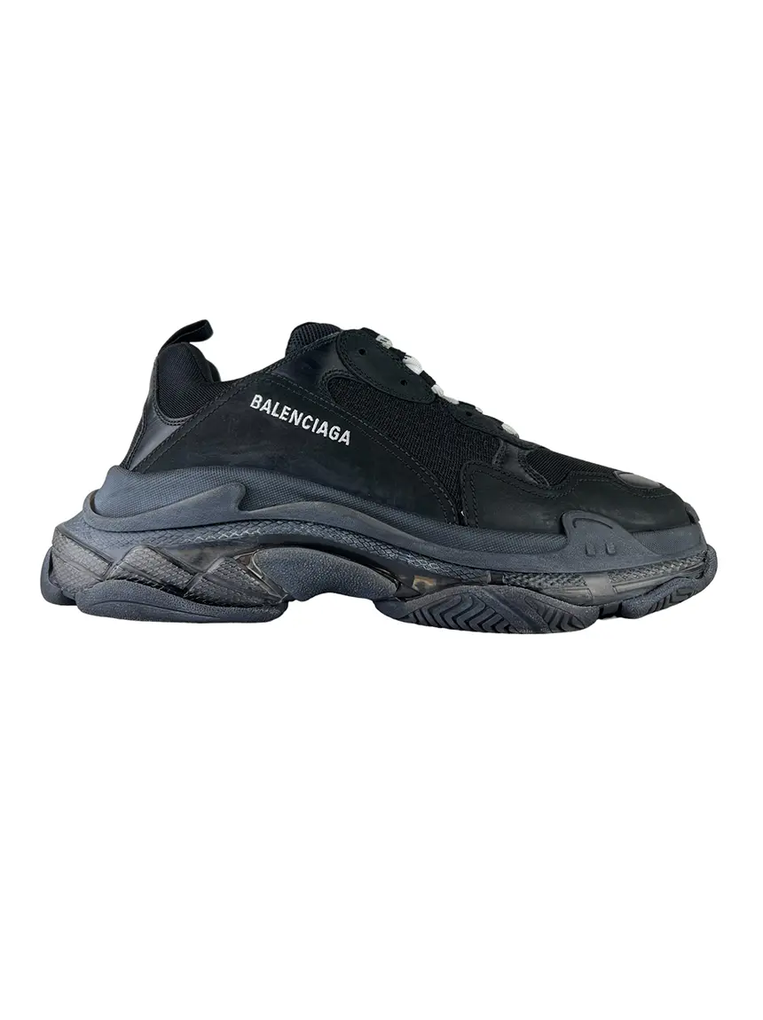 Tênis Balenciaga Triple S Clear Sole Preto - CHFL2 Original