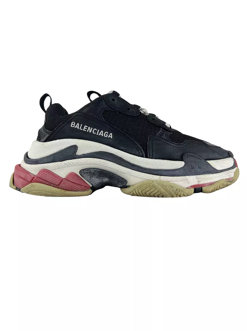 Tênis Balenciaga Triple S Preto - XZY4 Original | Etiqueta Única