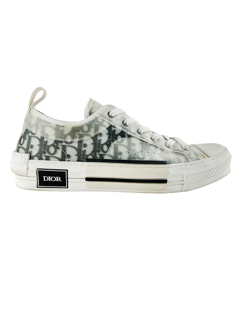 靴 Dior B23 43 Tênis Christian Dior B23 Oblique Cinza - DCJJ4 Original | Etiqueta