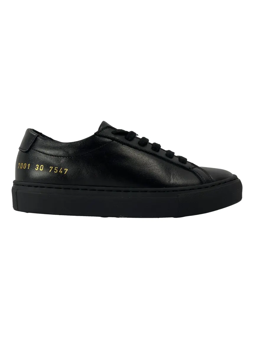 Tênis Common Projects Achilles Low Preto - ZWA1291 Original