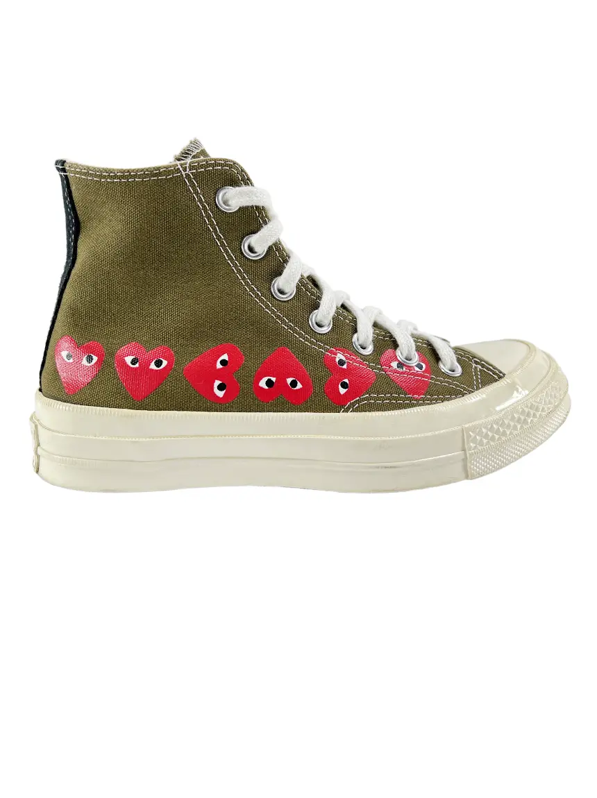 Tênis Converse Chuck 70 Hi Top Multi Heart - DAIJ8 Original