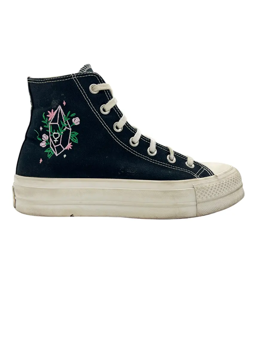 Tênis Converse Chuck Taylor All Star Lift Platform Embroidered