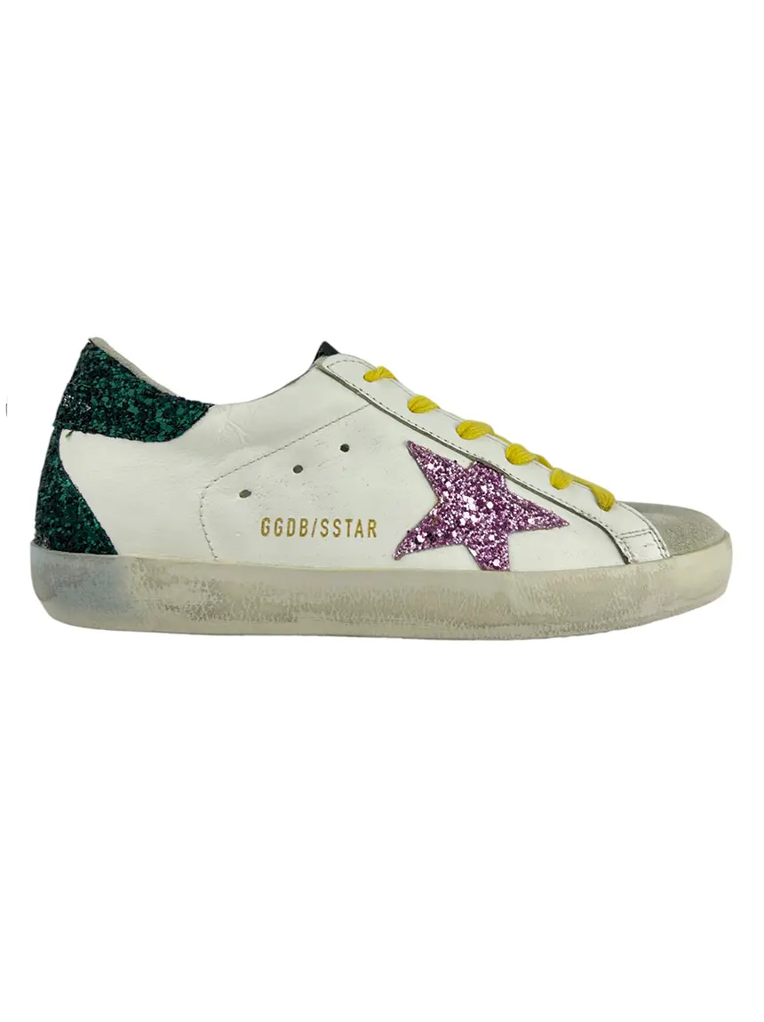 Tênis Golden Goose Deluxe Brand Super-Star Branco - AEVS275