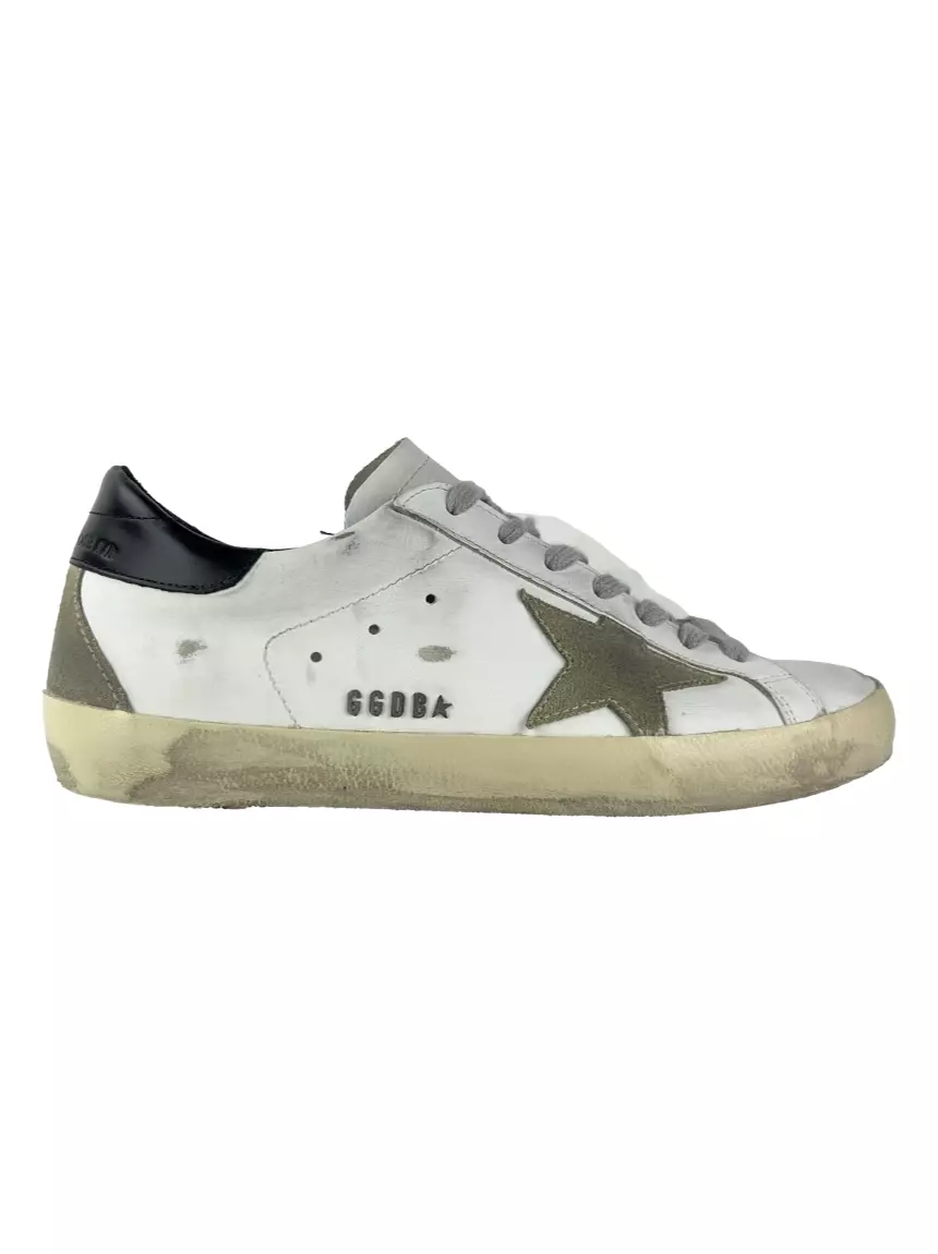 Tênis Golden Goose Deluxe Brand Super-Star Branco - YD545 Original