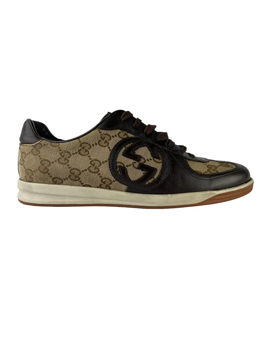 Tênis Gucci Canvas Monograma - ZZ1324 Original | Etiqueta Única