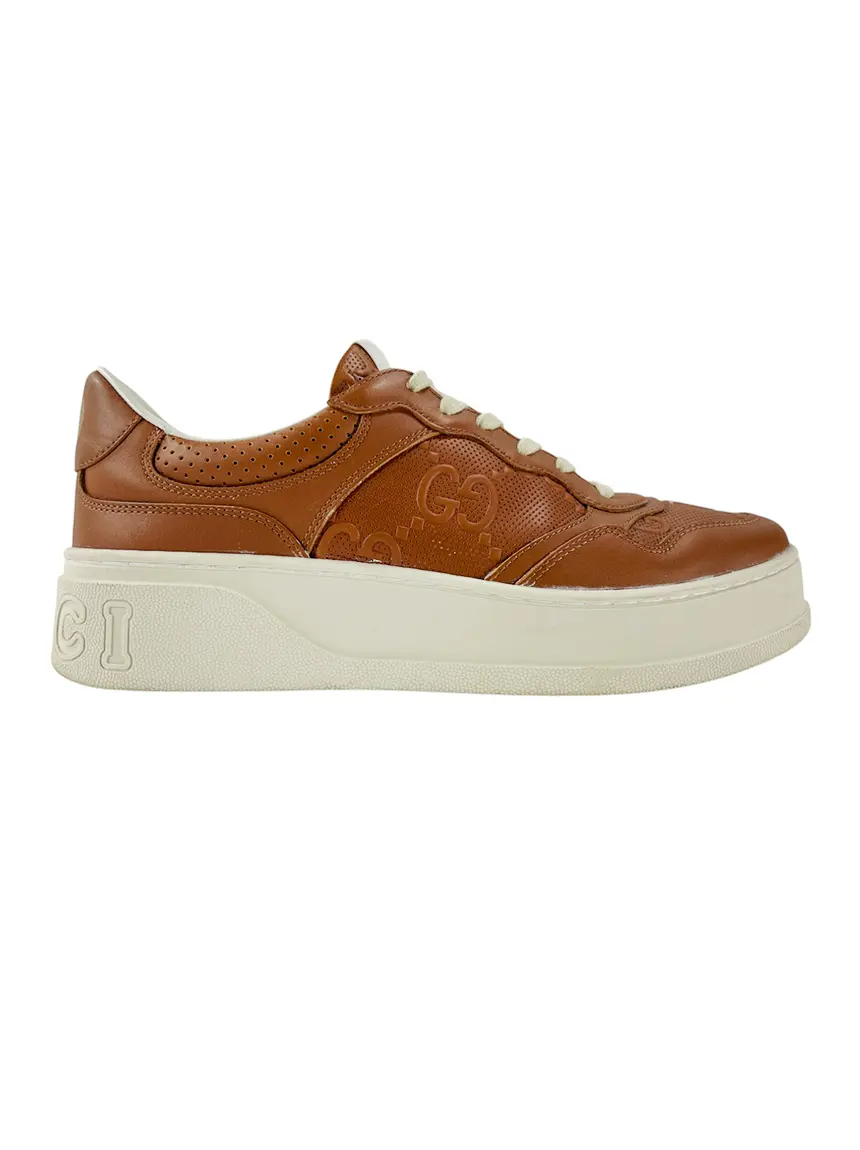 Tênis Gucci Chunky B GG Marrom - CGTF11 Original | Etiqueta Única