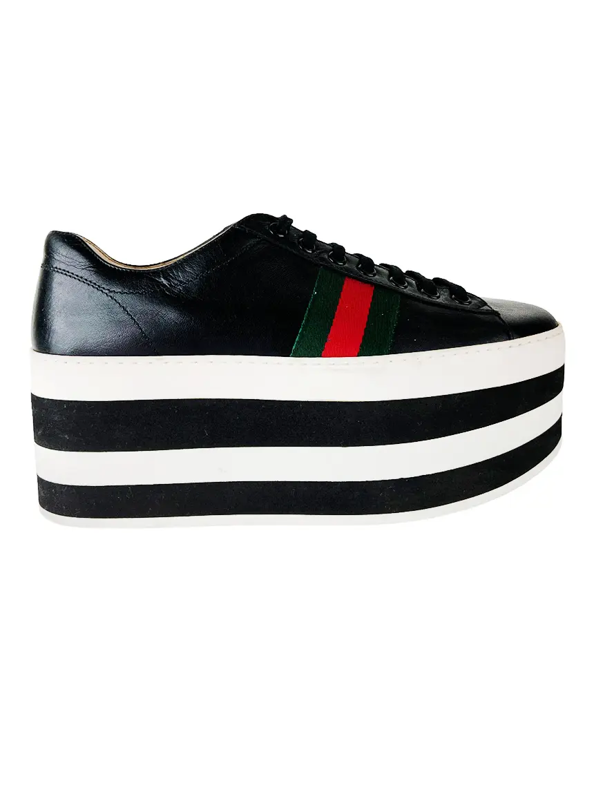 Tenis gucci plataforma sale