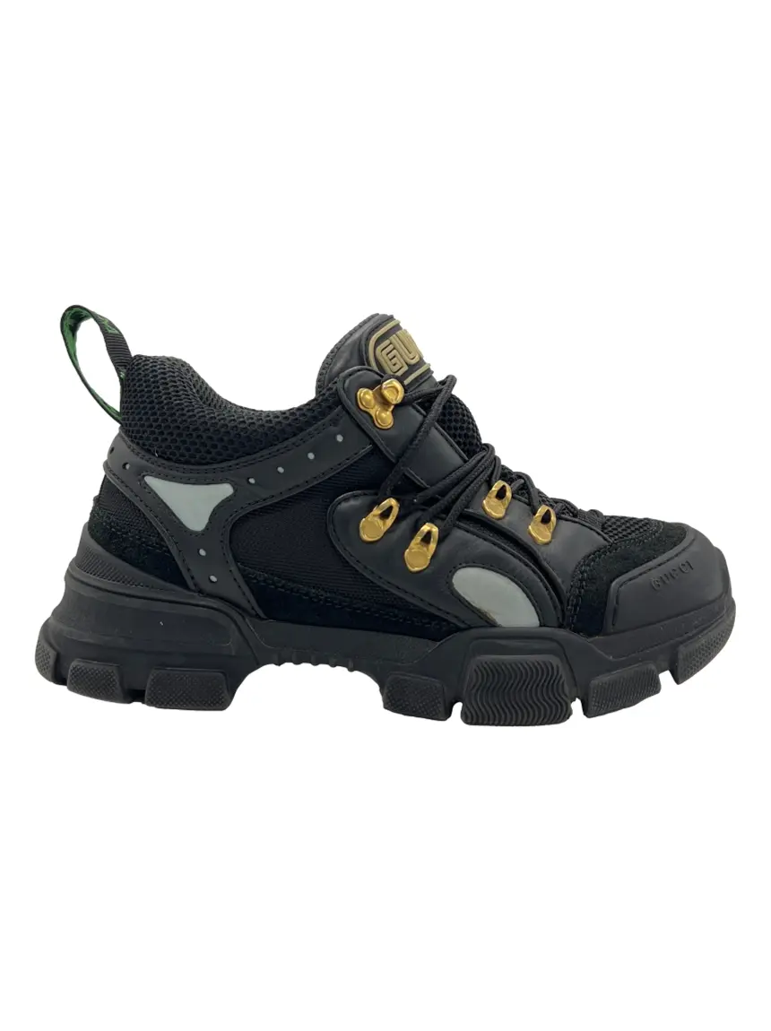 Tênis Gucci X SEGA Flashtrek Preto - CBKK6 Original | Etiqueta Única
