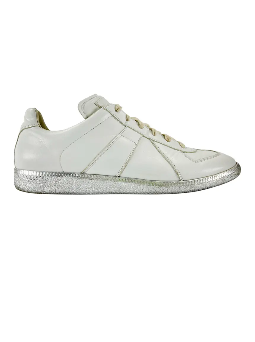 Tênis Maison Margiela Couro Branco - CCCX43 Original | Etiqueta Única
