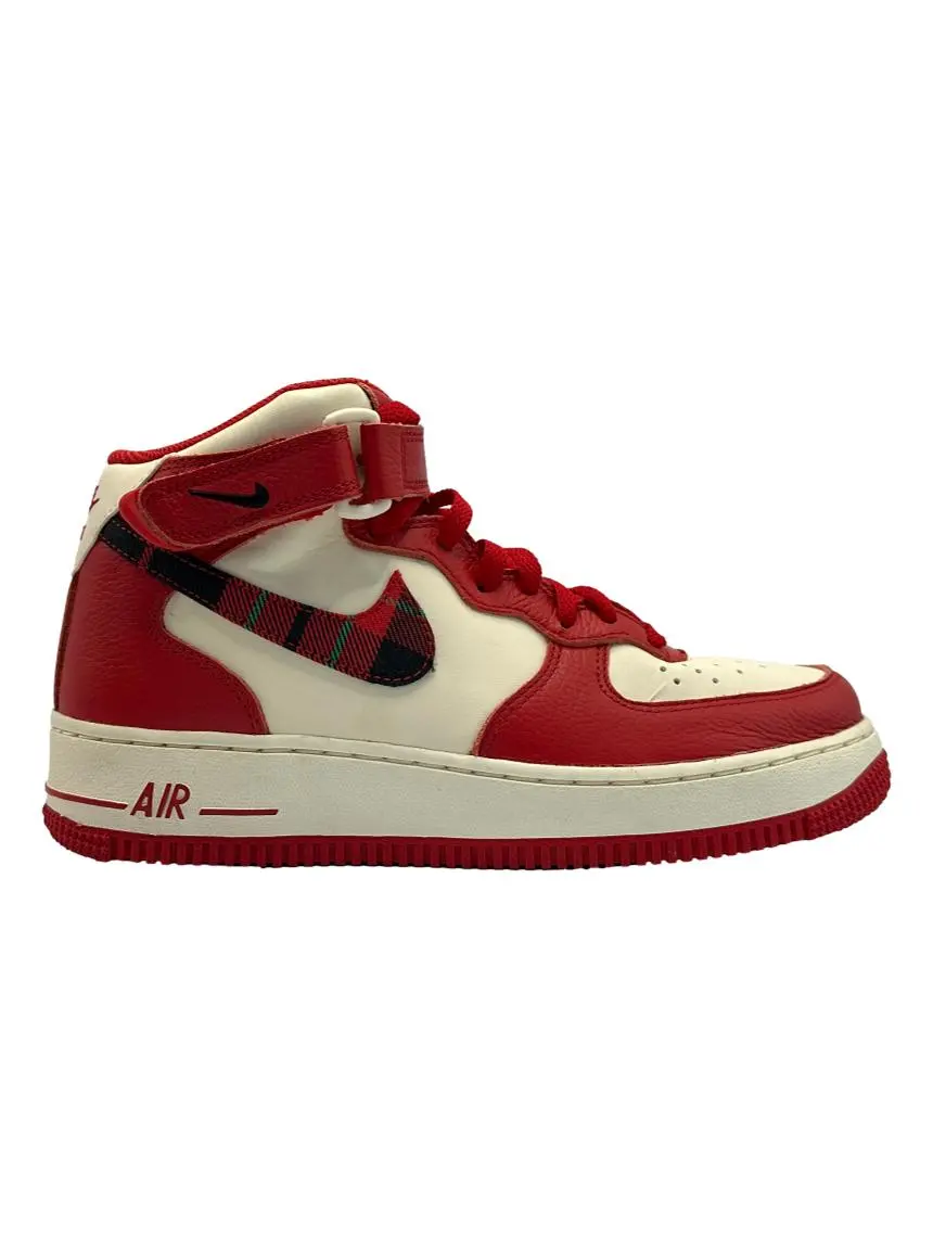 Tênis Nike Air Force 1 Mid '07 LX 'Plaid' Vermelho - CVPE43