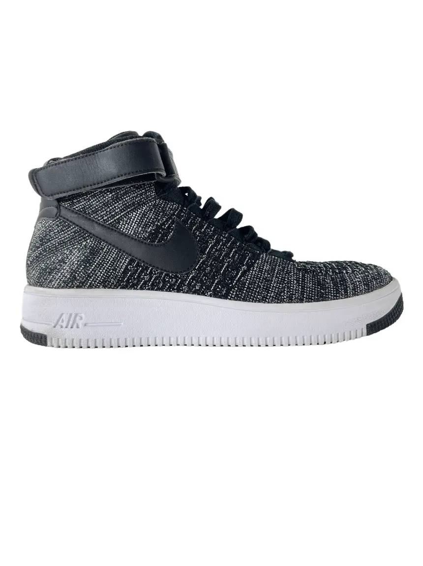 ゆう　AF① Tênis Nike Air Force 1 Ultra Flyknit Mid 'Oreo' - ZUM63 Original