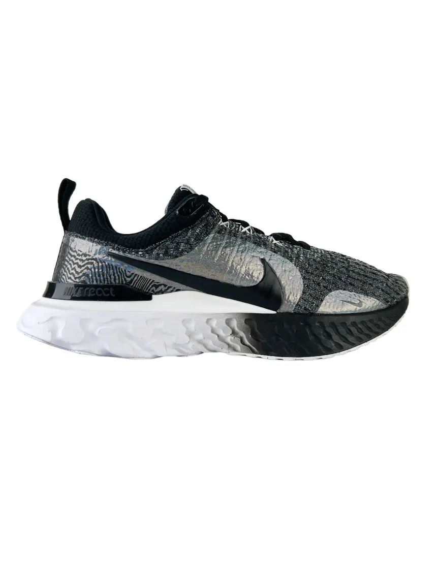 Tênis Nike React Infinity Run Flyknit 3 Premium Preto - BCH7091