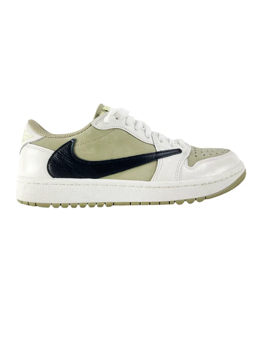 Tênis Nike X Travis Scott Air Jordan 1 Low Golf Verde - DAUA23