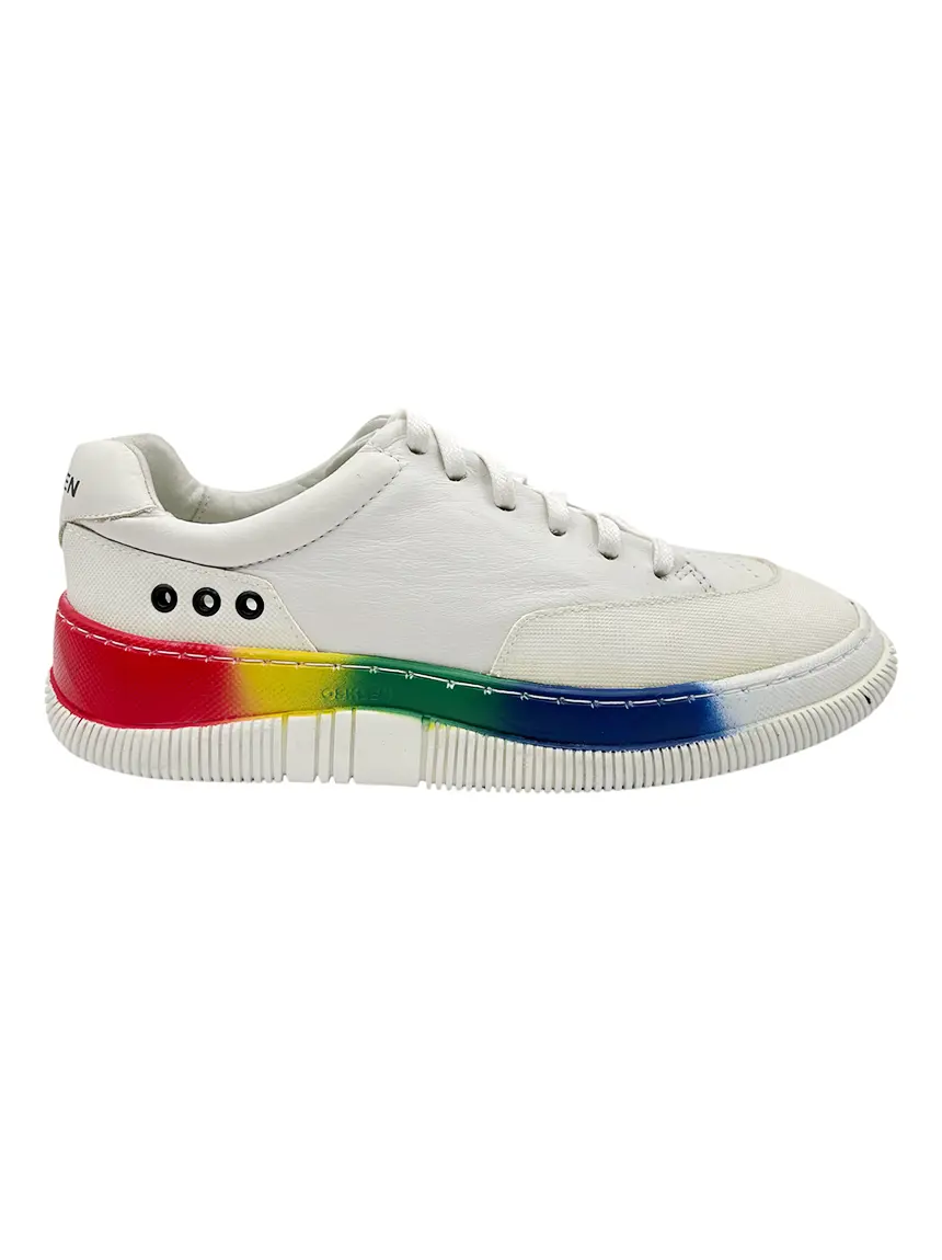 Tênis Osklen Hybrid Rainbow Branco CBZP211 Original Etiqueta Única