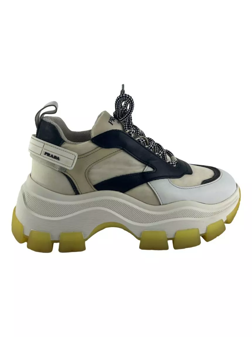 Tênis Prada Chunky Off-White BZSY1 Original Etiqueta Única