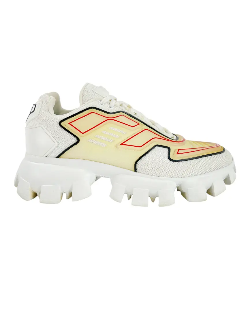 Tênis Prada Cloudbust Thunder Branco CVOX5 Original Etiqueta Única