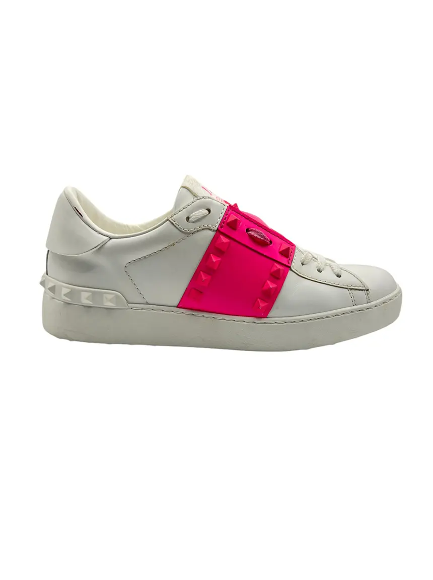 Tênis Valentino Rockstud Untitled Rosa JRS5 Original