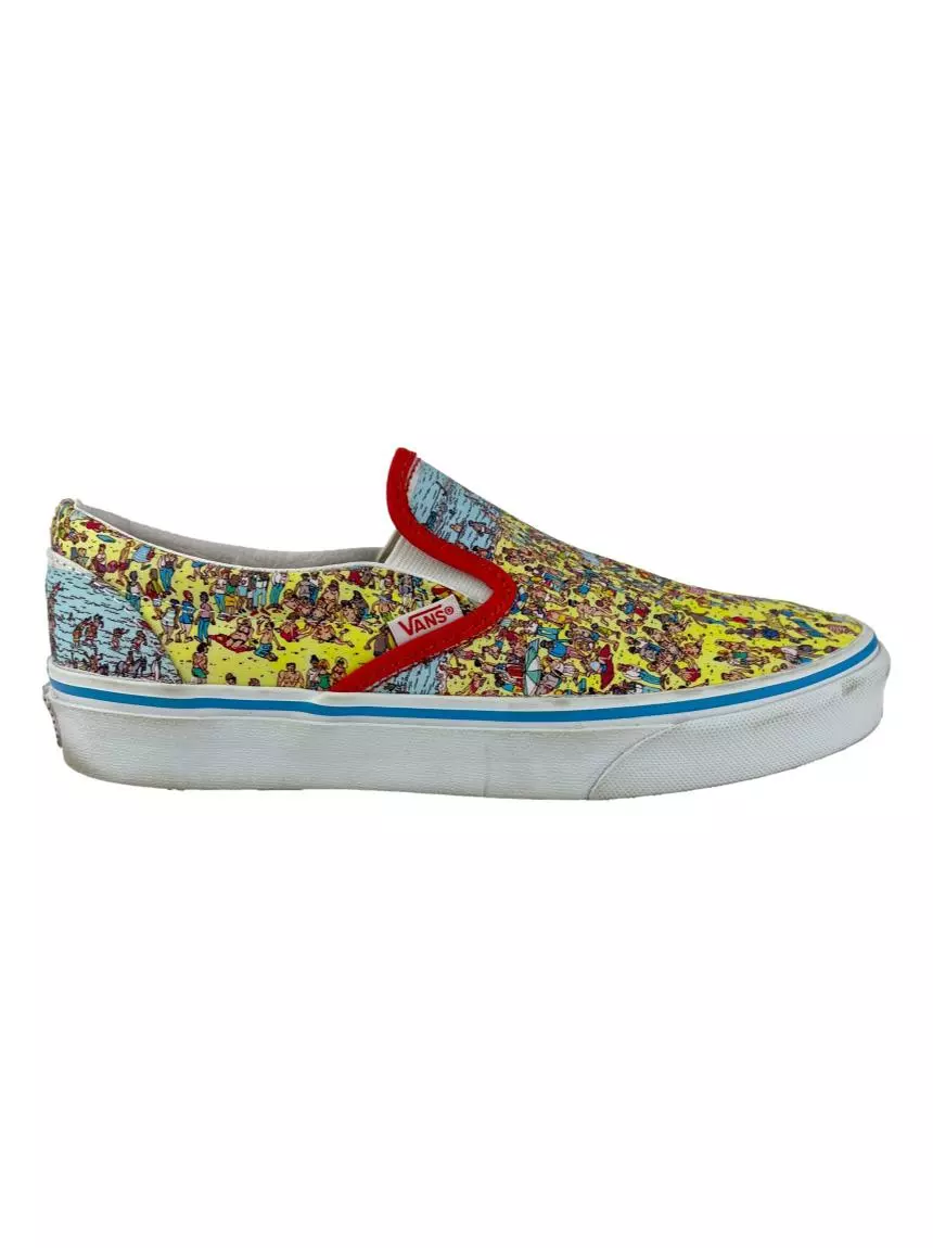 Tênis Vans Where´s Waldo Amarelo BHKD11 Original Etiqueta Única