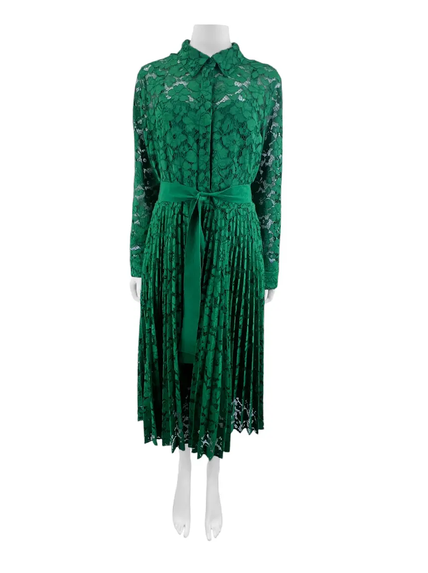 Vestido Carolina Herrera Tecido Verde - CMJM1 Original | Etiqueta nica