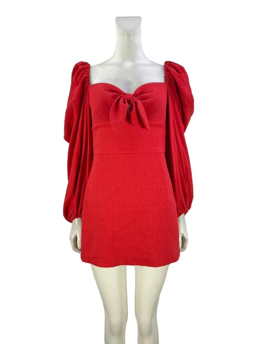 Vestido Fabulous Agilità Algodão Vermelho IN445 Original