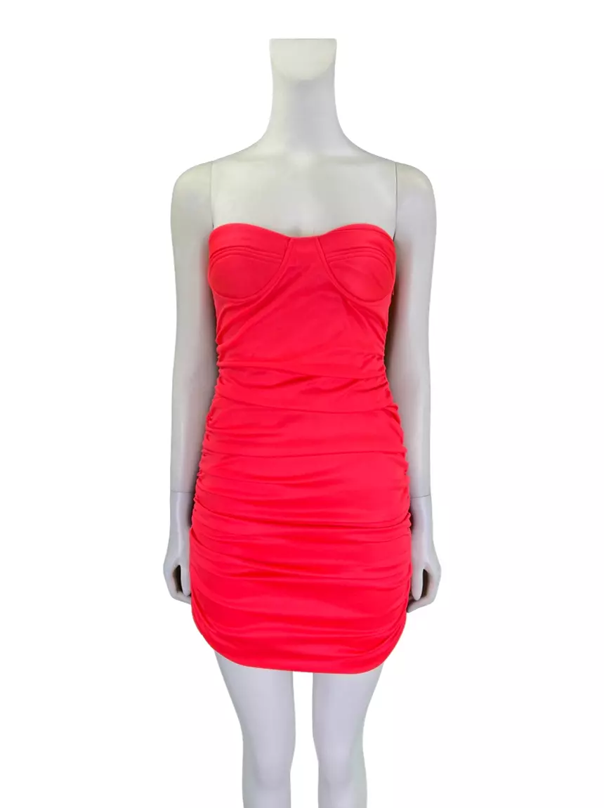 Vestido Fabulous Agilità Tecido Vermelho TFN96 Original