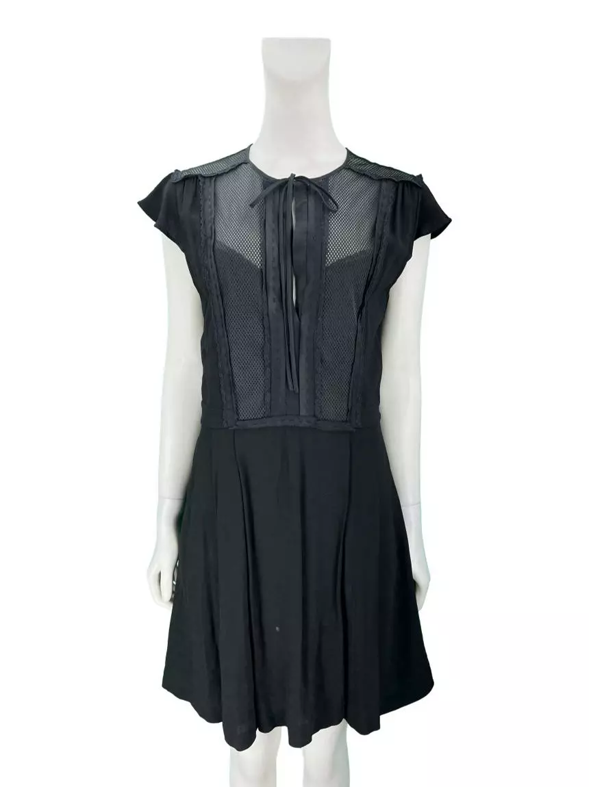 Vestido Miu Miu Curto Preto BIBM61 Original Etiqueta Única