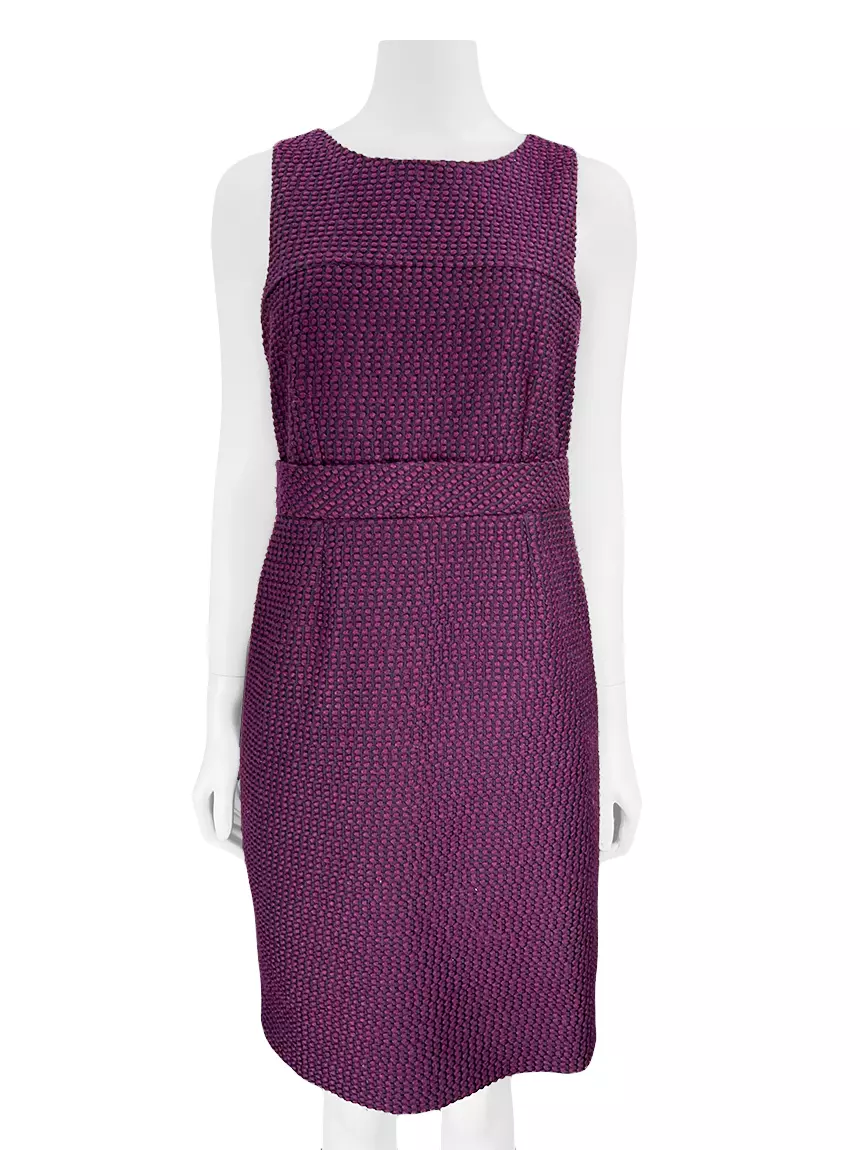 Vestido Red Valentino Texturizado Roxo Original - NCX10