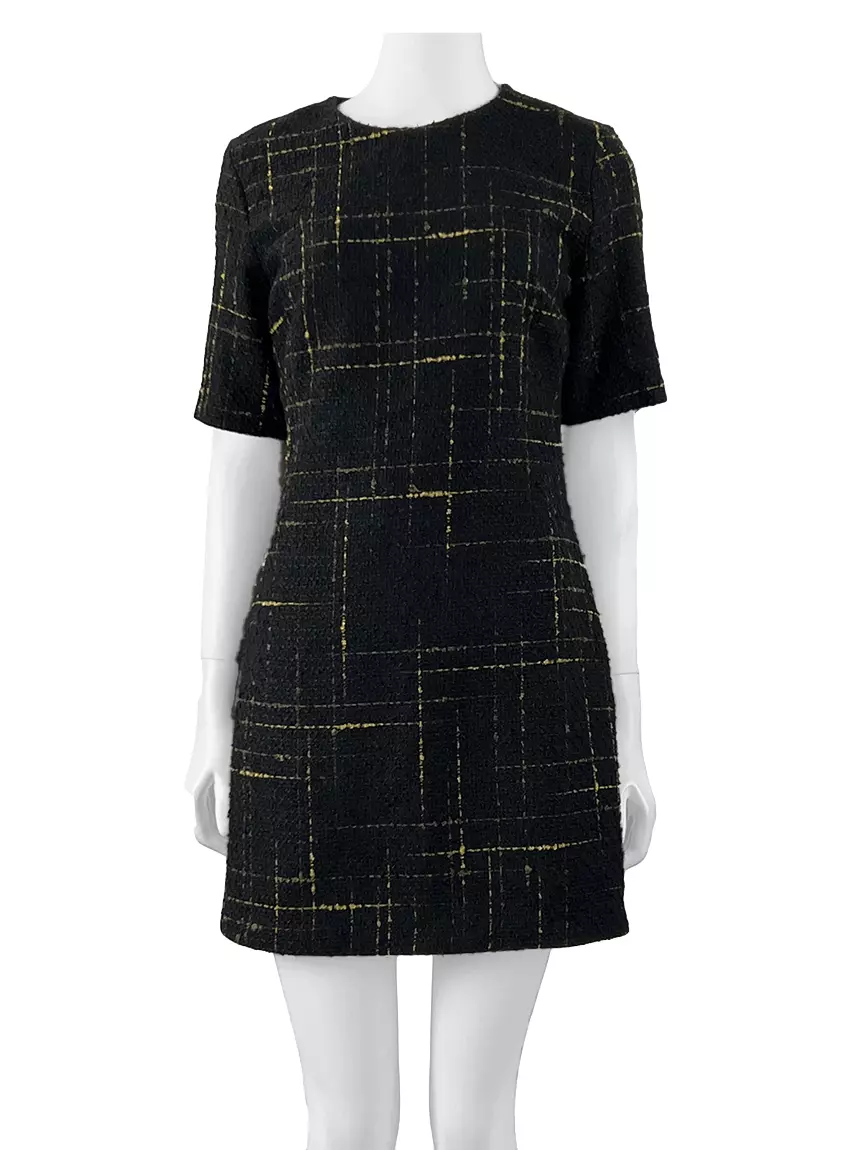 Vestido Zara Curto Preto LAL113 Original Etiqueta Única