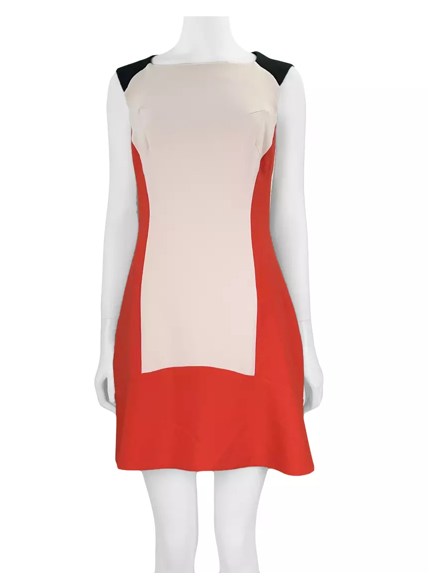 Vestido cheap tricolor zara